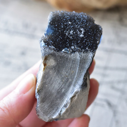 フローライト（蛍石）　Indigo blue　中国・福建省産　83g/ 鉱物・結晶原石 10枚目の画像