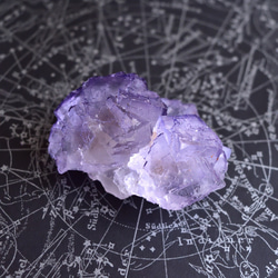 フローライト（蛍石）Cosmic Violet　メキシコ産　107g/ 鉱物・原石 2枚目の画像