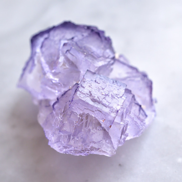 フローライト（蛍石）Cosmic Violet　メキシコ産　107g/ 鉱物・原石 8枚目の画像