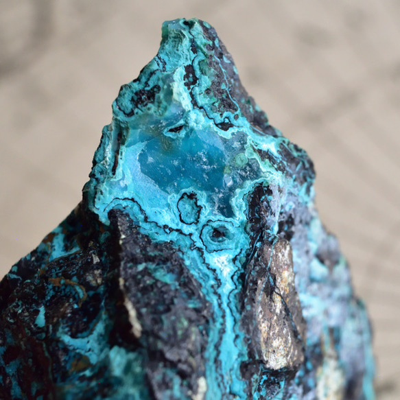 ジェムシリカ　ドゥルージー　ビッグ・ラフ　ペルー産　355ｇ/鉱物・結晶原石 3枚目の画像