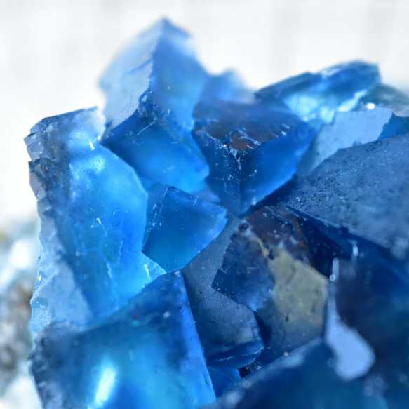 フローライト（蛍石） Sweet Blue　中国・福建省産　120g/ 鉱物・結晶原石 5枚目の画像