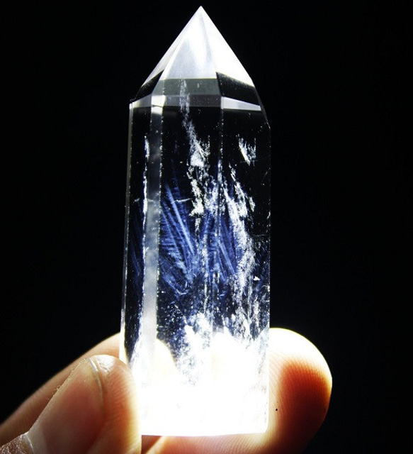 エンジェルフェザー・クリスタル（ポイント水晶、クリア