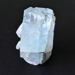 巴基斯坦斯卡都的海藍寶石配白色石英基質岩石18.3克/礦物和晶體礦石 第8張的照片
