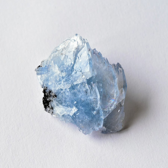 ブルーバライト ブルーバライト 重晶石 原石 310g モロッコ産 : 鉱物標本 天然石