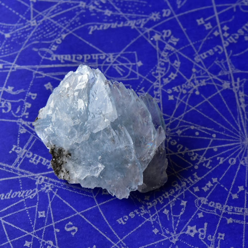 『鉱物標本』 ブルーバライト コロラド産 ブルーバライト原石 重晶石 天然石 鉱物標本 Blue