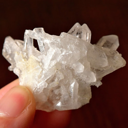 ポイント水晶クラスター　インターフェレンスクォーツ（成長干渉水晶）　ロシア・ダルネゴルスク産　 23g/ 鉱物・レアコレ 3枚目の画像