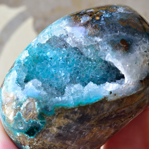 ジェムシリカ・ビッグタンブル ドゥルージー ペルー産 132g