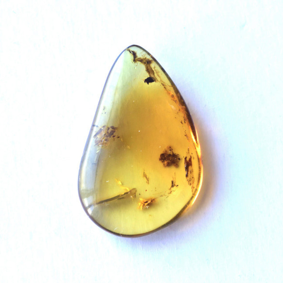 ブルーアンバー 冬の琥珀 ドミニカ産 4cts./ルース・カボション