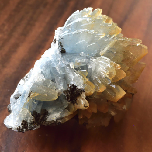 ブルーバライト バライト・ローズ モロッコ産 119g/鉱物・結晶原石