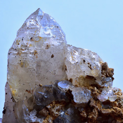 ゴールデンアゼツライト　クリスタルポイント母岩付　アメリカ・ノースカロライナ州産　124g/ 鉱物・原石 9枚目の画像