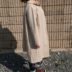 リネンキバタ春コート(Ｓサイズ) 2枚目の画像