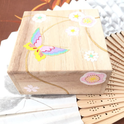 絵付け桐箱 さくら フリーボックス・小物入れ suirenka 通販 3475961