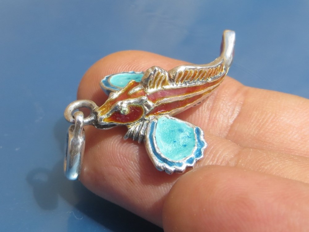 <<お魚シルバー　ホウボウ>>　ガラス　銀　釣り　ダイビング　ほうぼう　魴鮄