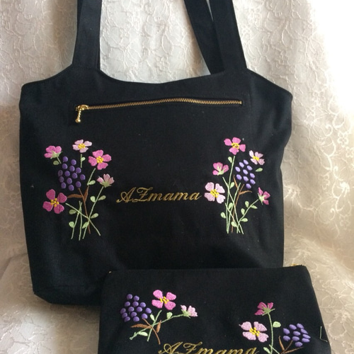 お呼ばれやデート 黒地に映える花刺繍 上品バッグで格上げコーデ 楽天市場】煌く花モチーフ流れる2wayオケージョンバッグ