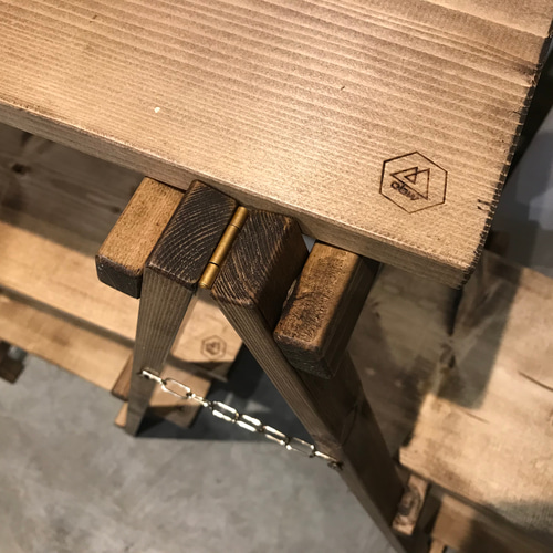 オーダー品】ハンドメイドの木製オープンラックL 棚・シェルフ・ラック