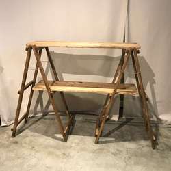 【オーダー品】ハンドメイドの木製オープンラックM 2枚目の画像