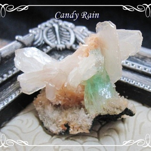 グリーンアポフィライト スティルバイト オレンジヒューランダイト