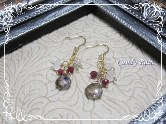 再販*** Advance And Faith ***(セイクリッドセブン＆ムーンストーン＆ルビーのピアス)