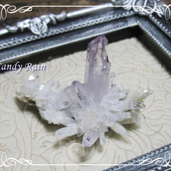 アイアンローズ(ヘマタイト)共生・水晶クラスター原石～Type.A