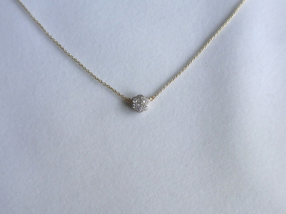 Ma minette」 7粒ダイヤネックレス ネックレス・ペンダント Ma minette」 7粒ダイヤネックレス ネックレス・ペンダント