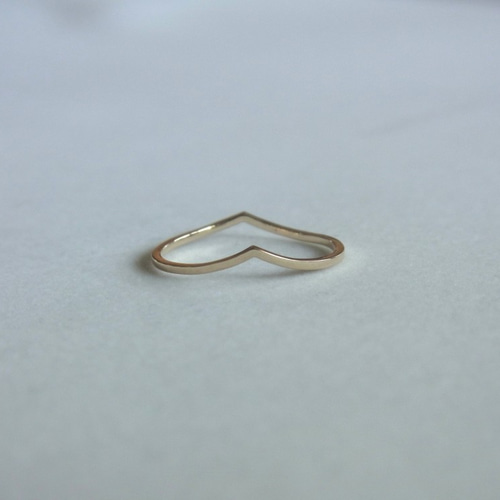 stacking」隠れハートモチーフリング 指輪・リング Shin 通販｜Creema 