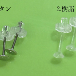 26.Diamond配色ピアス 3枚目の画像