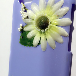 お花とビジューのiPhone 6、6sケース 2枚目の画像