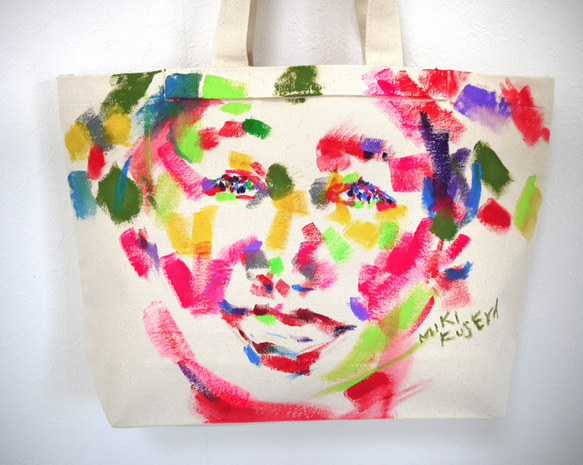 ポジティブ paint totebag 2枚目の画像