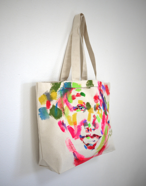 ポジティブ paint totebag 3枚目の画像