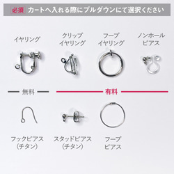 【ランダムトライアングル／blue】ピアス・イヤリング│アクリルアクセサリー│││三角│ユニーク│個性的│大ぶり│青 5枚目の画像