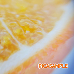 オレンジ（両面細工）大サイズ☆リアルな食品サンプルのフルーツイヤリング 5枚目の画像