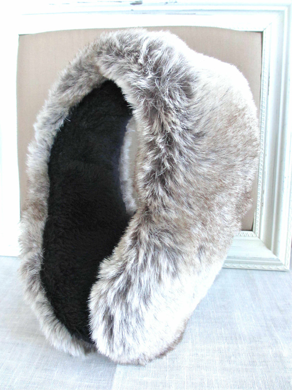 イヤーマフ／フォックス   Fake Fur Ear Muffu/Fox 1枚目の画像