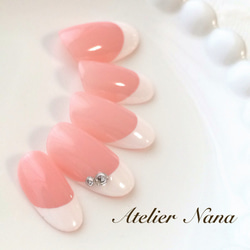 カラフル♡ ビジューちりばめ♡ ネイル♡ ネイルチップ（つけ爪