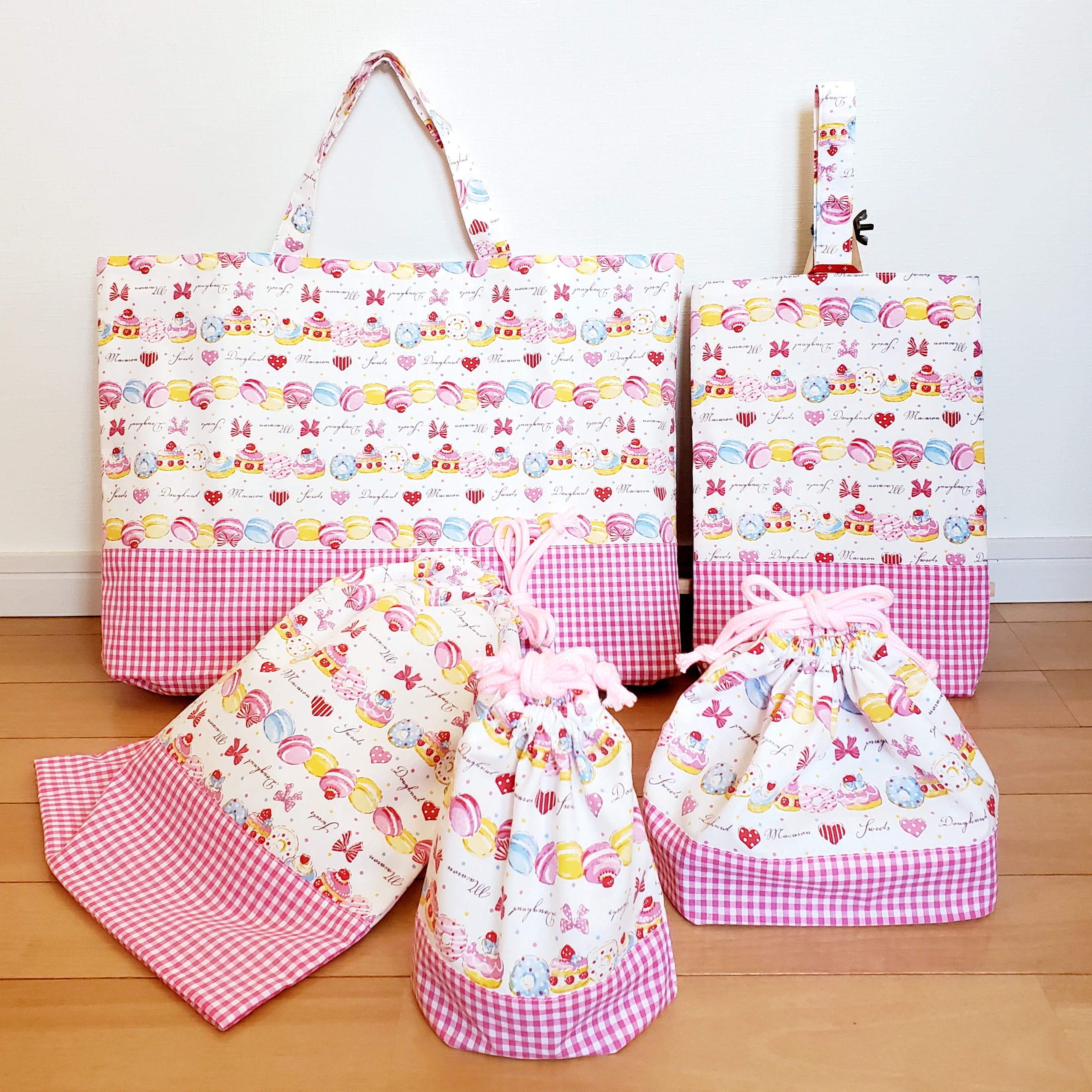 入園入学 基本の5点セット＊マカロンカップケーキ