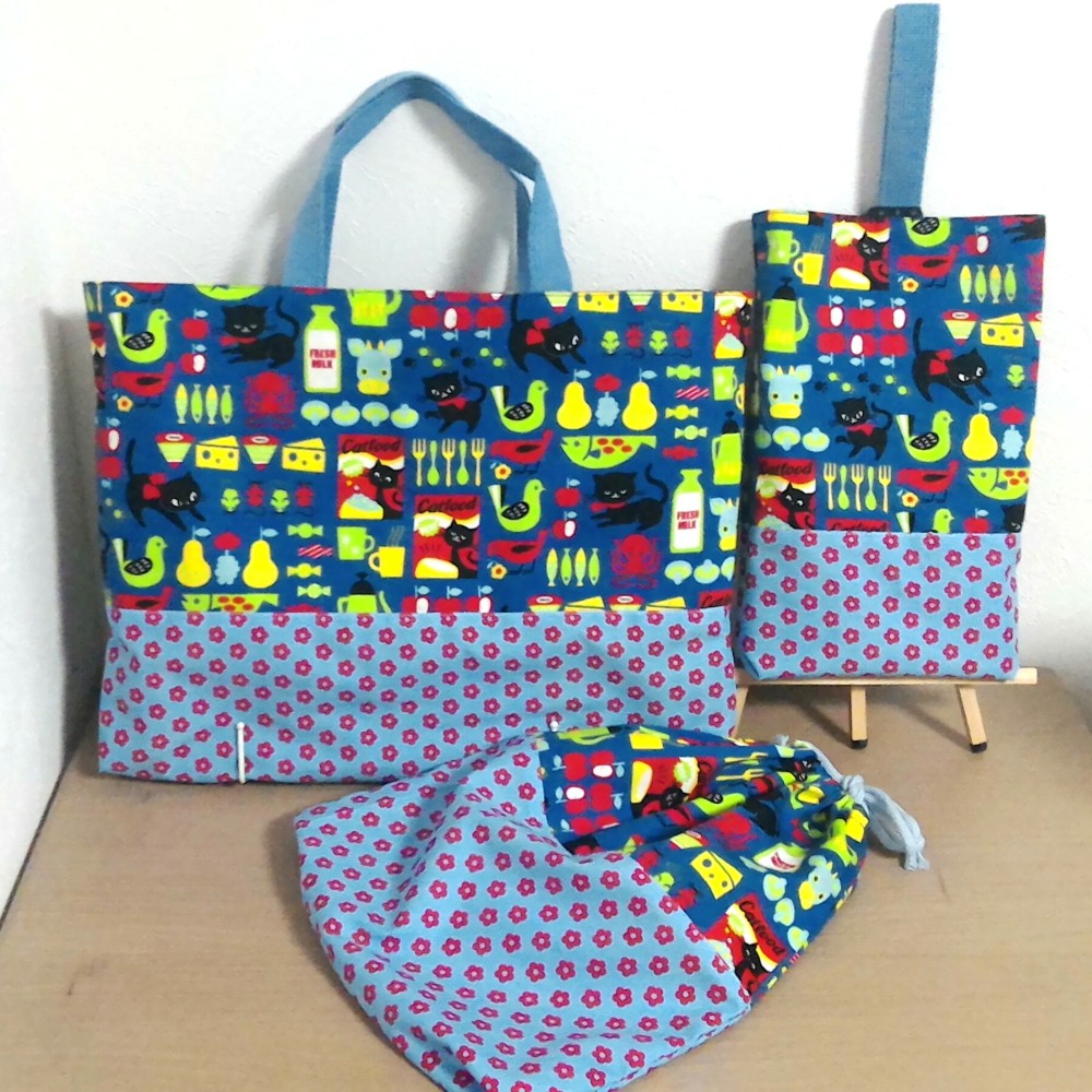 入園入学 3点セット＊北欧黒猫