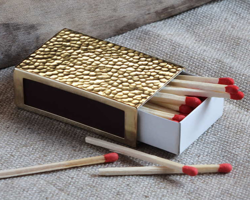 MatchboxCoverBsTsuchi - ツチメの真鍮製マッチ箱ケース その他