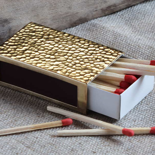 MatchboxCoverBsTsuchi - ツチメの真鍮製マッチ箱ケース その他