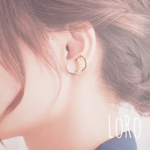 LORO ゴールド イヤーカフ LORO 1117 アクセサリー P EAR3の通販