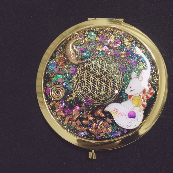 夢花龍❁花筏 根付 蛇の抜け殻 神塩 チベットモリオン 最強波動