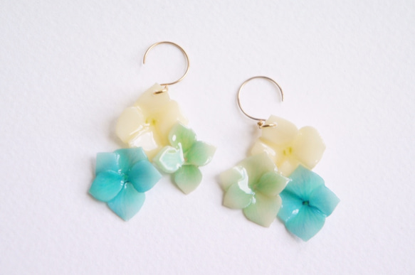 紫陽花 ピアス/イヤリング 037 2枚目の画像
