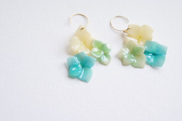 紫陽花 ピアス/イヤリング 037 4枚目の画像