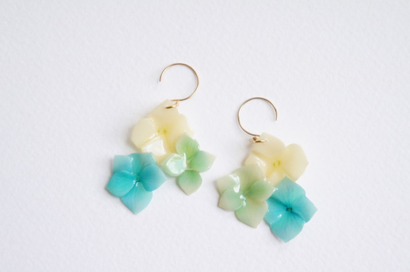 紫陽花 ピアス/イヤリング 037 5枚目の画像