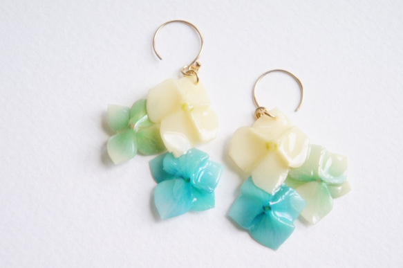 紫陽花 ピアス/イヤリング 037 6枚目の画像