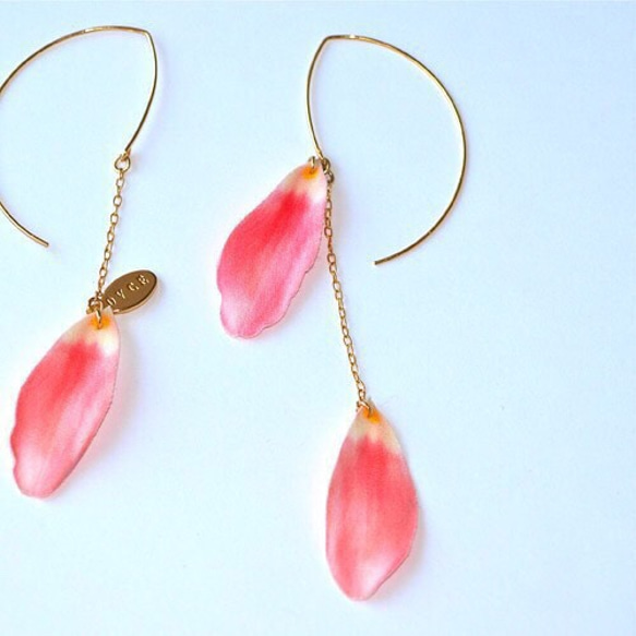 kaoru様オーダー品】Tulip 片耳 ピアス（フック・チェーン） OVCE 通販 