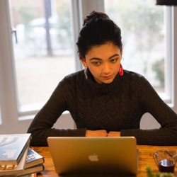 ルリコンゴウインコのピアス 8枚目の画像