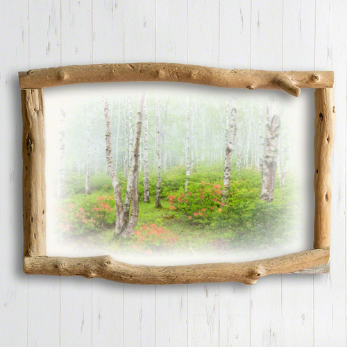 流木 フォトフレーム A4サイズ 33x22cm 額縁 写真立て