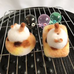 猫ケツ焼き餅 ストラップorボールチェーン ぷりケツ 2枚目の画像