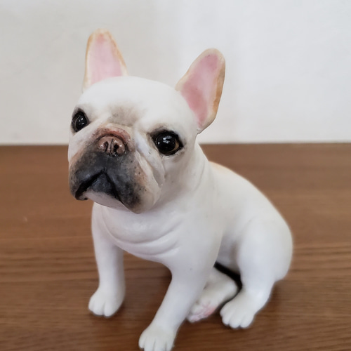 オーダーメイド愛犬のそっくりフィギュア 大きいサイズ その他置物