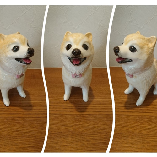 オーダーメイド 陶器製 そっくり犬のフィギュア その他置物 オーダーメイド 陶器製 そっくり犬のフィギュア その他置物