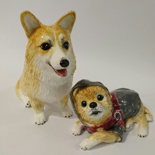 子供2人と犬の陶器フィギュア ☆リヤドロ【LLADRO】 陶器人形 犬と少年【05539】 - メルカリ